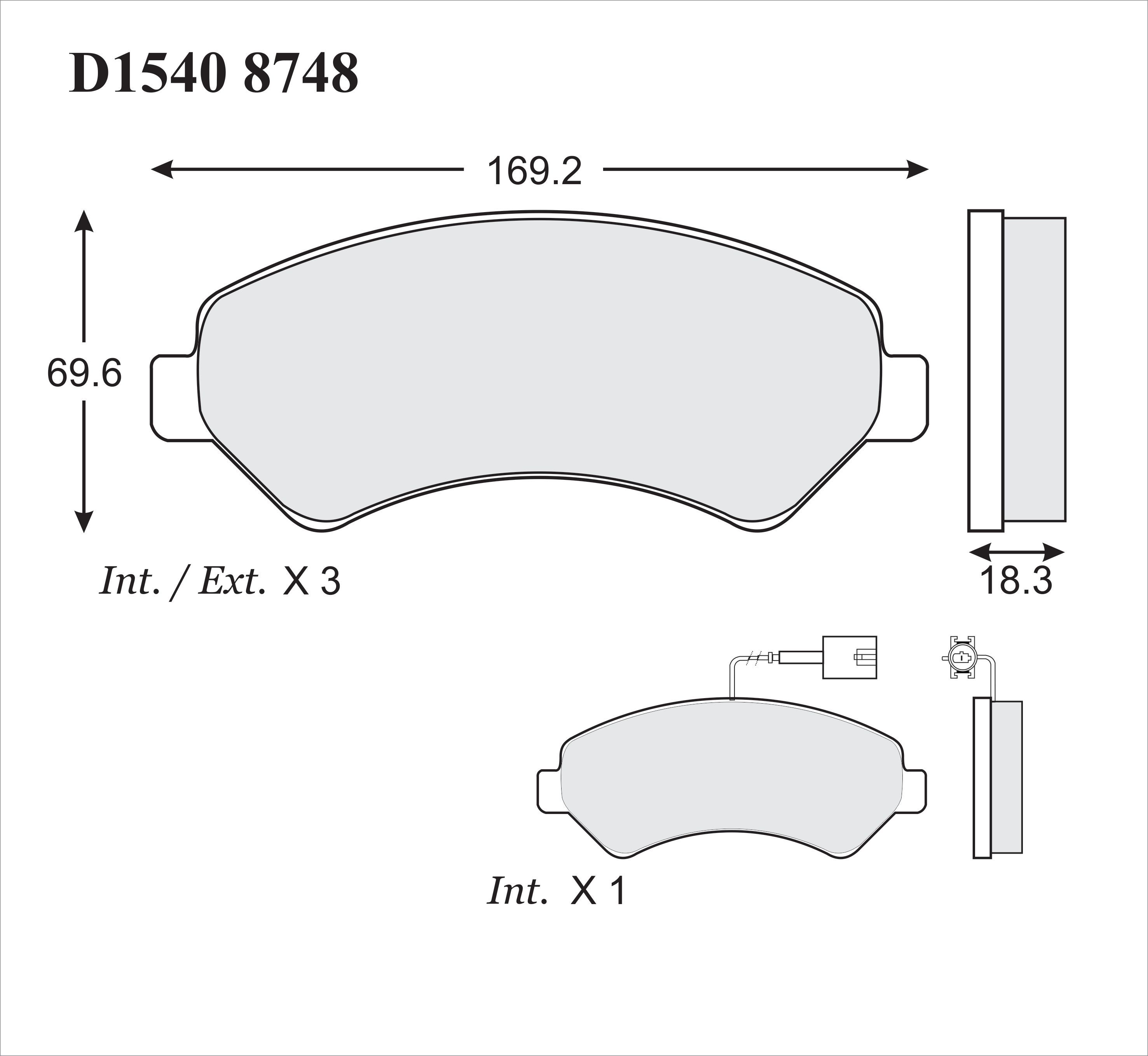 BALATA FIAT DUCATO PEUGEOT MANAGER RAM PROMASTER
